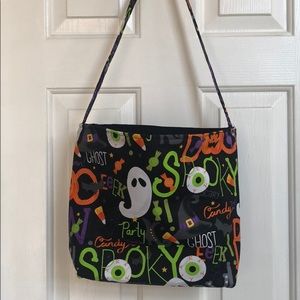 Halloween spooky ghost shoulder bag